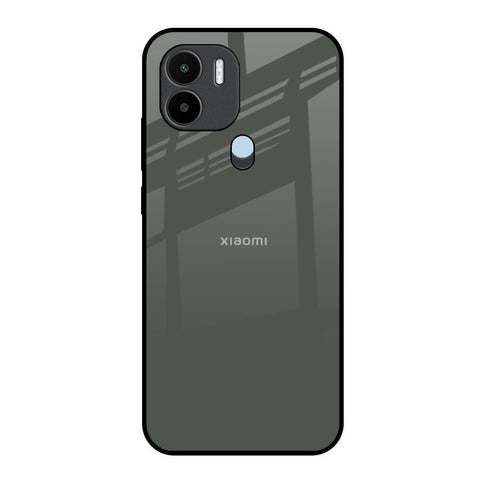 Charcoal Redmi A1 Plus Glass Back Cover Online