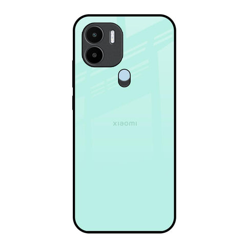 Teal Redmi A1 Plus Glass Back Cover Online
