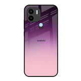 Purple Gradient Redmi A1 Plus Glass Back Cover Online