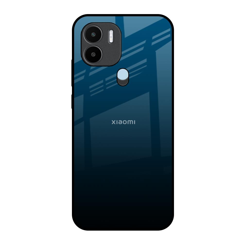 Sailor Blue Redmi A1 Plus Glass Back Cover Online