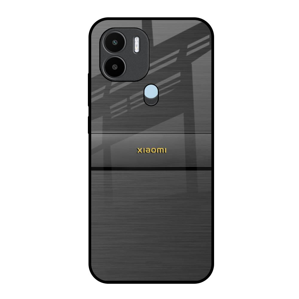 Grey Metallic Glass Redmi A1 Plus Glass Back Cover Online