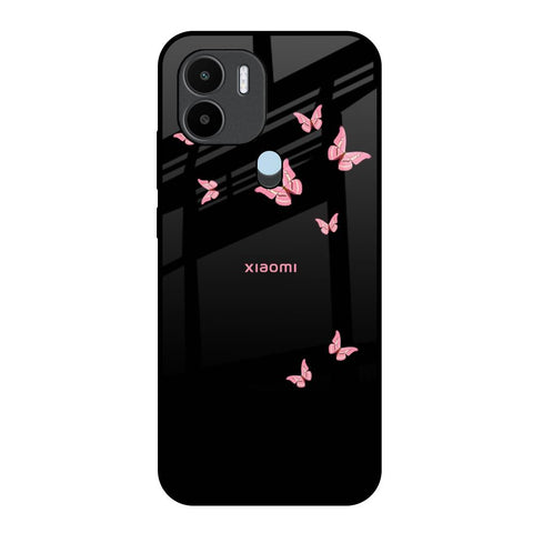 Fly Butterfly Redmi A1 Plus Glass Back Cover Online