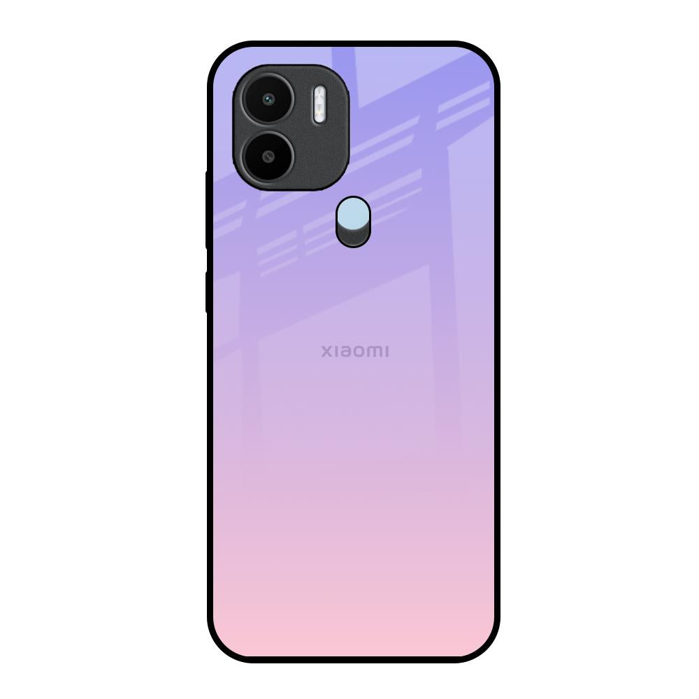 Lavender Gradient Redmi A1 Plus Glass Back Cover Online