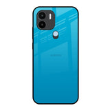 Blue Aqua Redmi A1 Plus Glass Back Cover Online