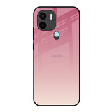 Blooming Pink Redmi A1 Plus Glass Back Cover Online