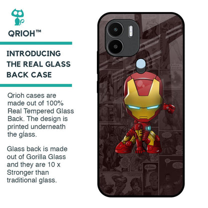 Angry Baby Super Hero Glass Case for Redmi A1 Plus