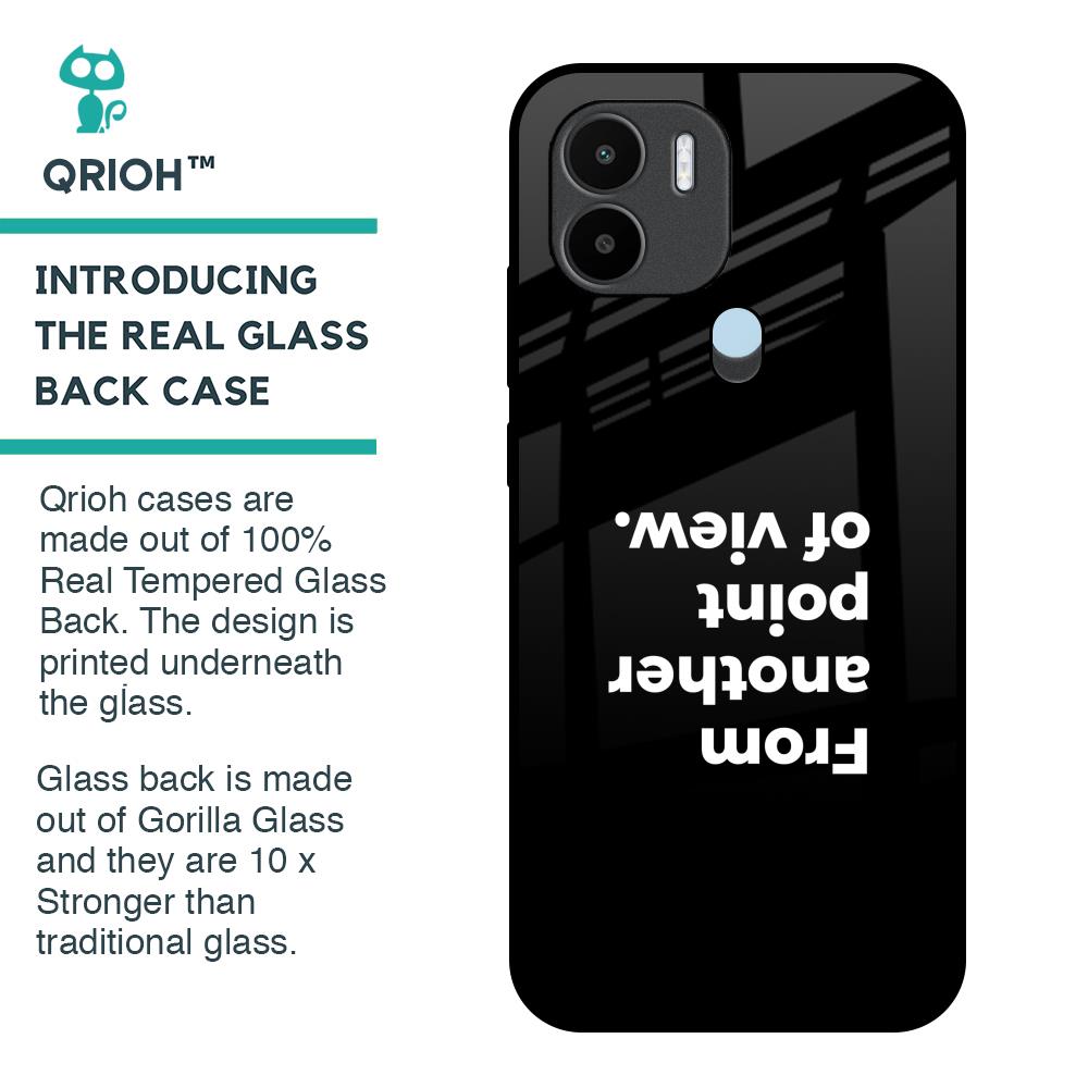 Motivation Glass Case for Redmi A1 Plus