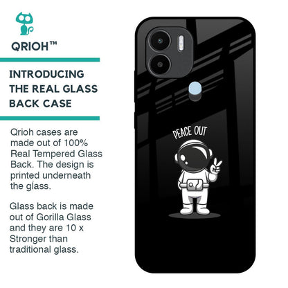 Peace Out Astro Glass Case for Redmi A1 Plus