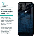 Dark Blue Grunge Glass Case for Redmi A1 Plus