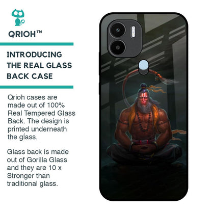 Lord Hanuman Animated Glass Case for Redmi A1 Plus