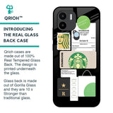 Coffee Latte Glass Case for Redmi A1 Plus