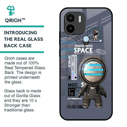 Space Travel Glass Case for Redmi A1 Plus