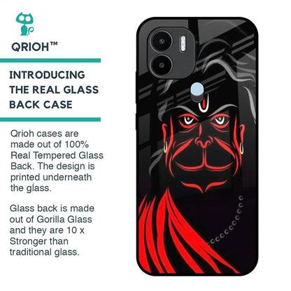 Lord Hanuman Glass Case For Redmi A1 Plus