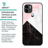 Marble Collage Art Glass Case For Redmi A1 Plus