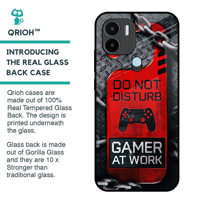 Do No Disturb Glass Case For Redmi A1 Plus