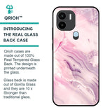 Diamond Pink Gradient Glass Case For Redmi A1 Plus