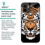 Angry Tiger Glass Case For Redmi A1 Plus