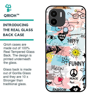 Just For You Glass Case For Redmi A1 Plus