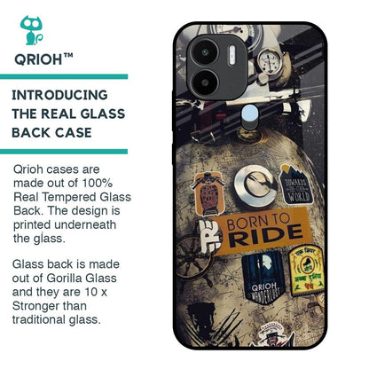 Ride Mode On Glass Case for Redmi A1 Plus