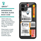 Cool Barcode Label Glass Case For Redmi A1 Plus