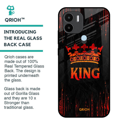 Royal King Glass Case for Redmi A1 Plus