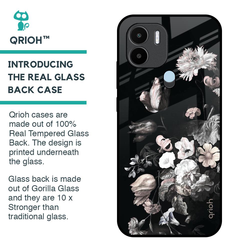 Artistic Mural Glass Case for Redmi A1 Plus
