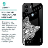 Kitten Mandala Glass Case for Redmi A1 Plus