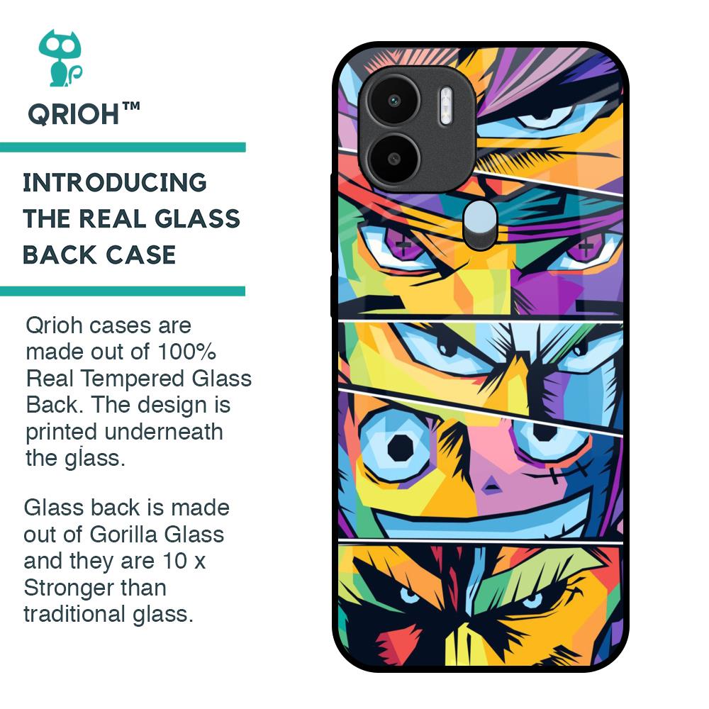 Anime Legends Glass Case for Redmi A1 Plus