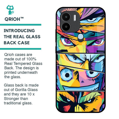 Anime Legends Glass Case for Redmi A1 Plus