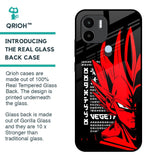Red Vegeta Glass Case for Redmi A1 Plus