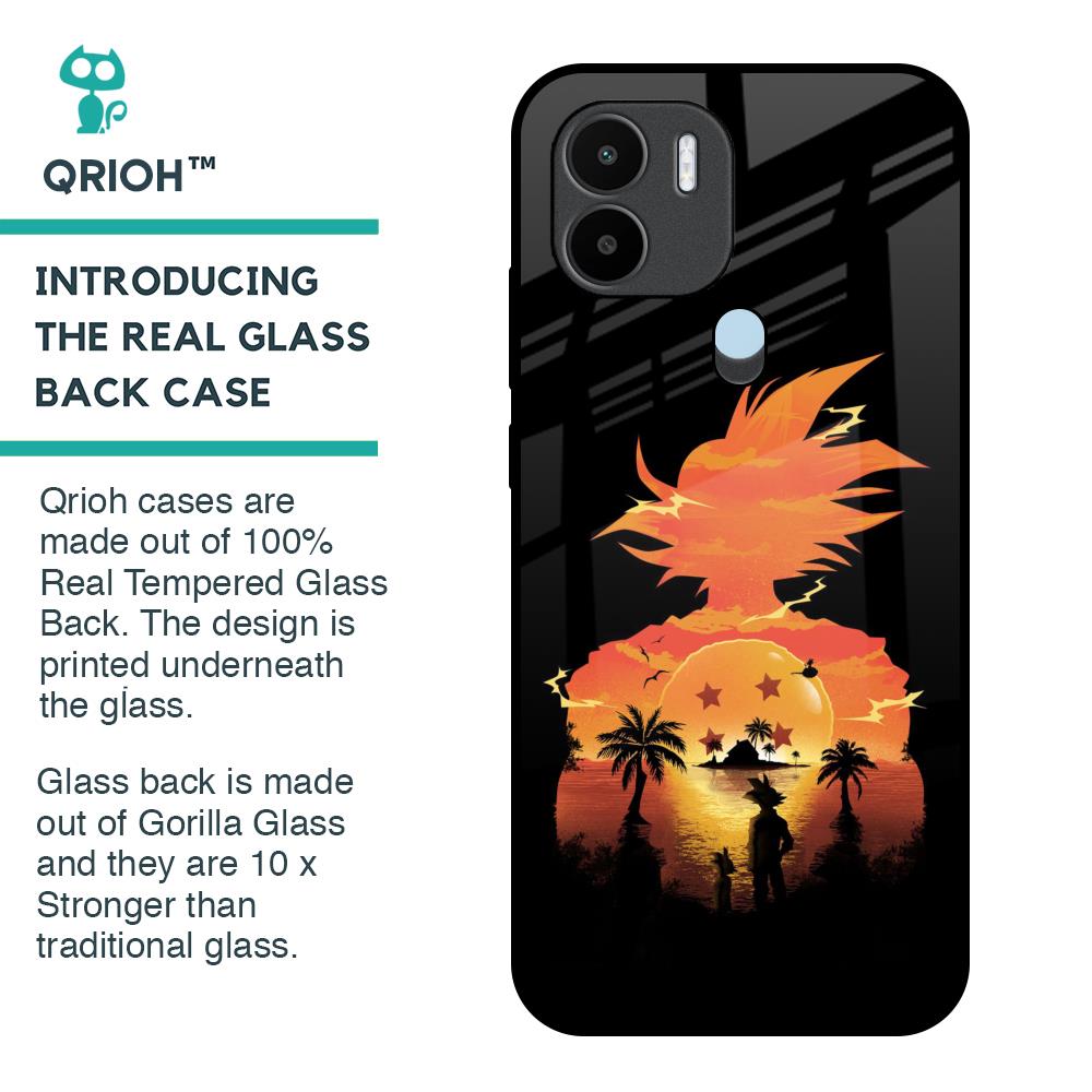 Japanese Paradise Glass Case for Redmi A1 Plus