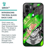 Anime Green Splash Glass Case for Redmi A1 Plus