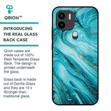 Ocean Marble Glass Case for Redmi A1 Plus