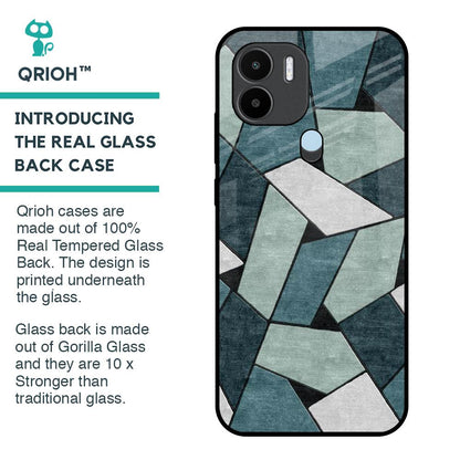 Abstact Tiles Glass Case for Redmi A1 Plus