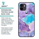 Alcohol ink Marble Glass Case for Redmi A1 Plus