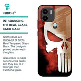 Red Skull Glass Case for Redmi A1 Plus