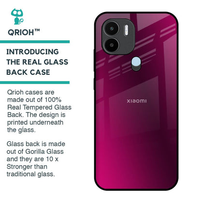 Pink Burst Glass Case for Redmi A1 Plus
