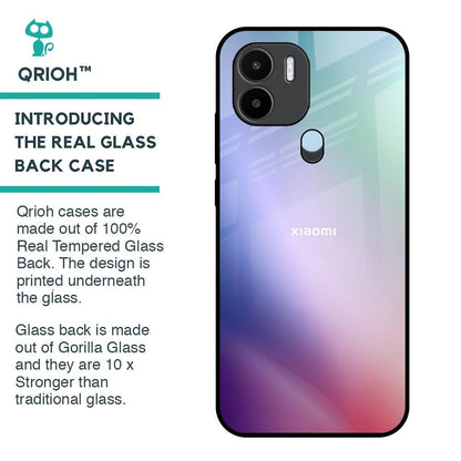 Abstract Holographic Glass Case for Redmi A1 Plus