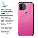 Pink Ribbon Caddy Glass Case for Redmi A1 Plus