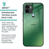 Green Grunge Texture Glass Case for Redmi A1 Plus