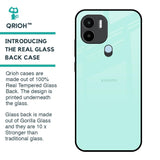 Teal Glass Case for Redmi A1 Plus