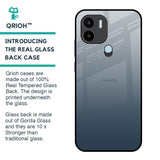Smokey Grey Color Glass Case For Redmi A1 Plus
