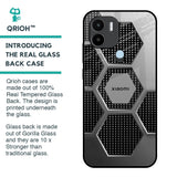 Hexagon Style Glass Case For Redmi A1 Plus