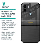 Grey Metallic Glass Case For Redmi A1 Plus