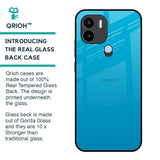 Blue Aqua Glass Case for Redmi A1 Plus