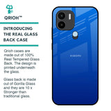 Egyptian Blue Glass Case for Redmi A1 Plus