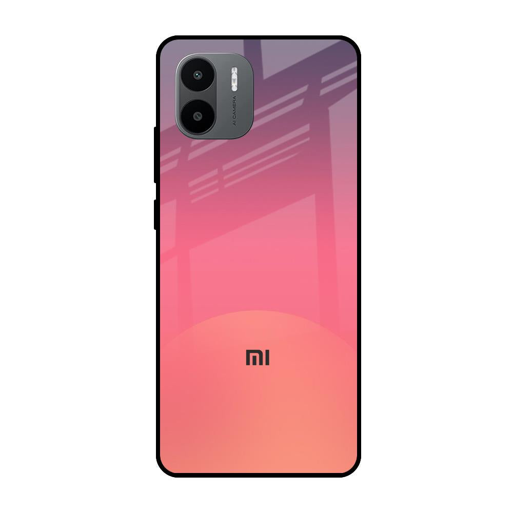 Sunset Orange Redmi A1 Plus Glass Cases & Covers Online