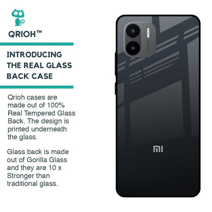 Stone Grey Glass Case For Redmi A1 Plus