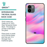 Colorful Waves Glass case for Redmi A1 Plus