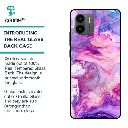 Cosmic Galaxy Glass Case for Redmi A1 Plus